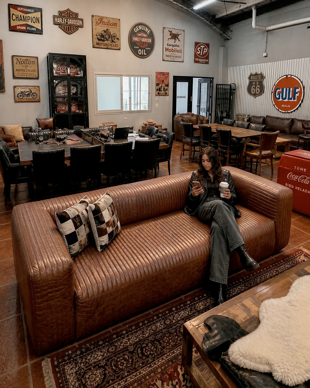Showroom Luxury Tennessee - sofás y sillones de cuero vacuno artesanal en Olivos Buenos Aires